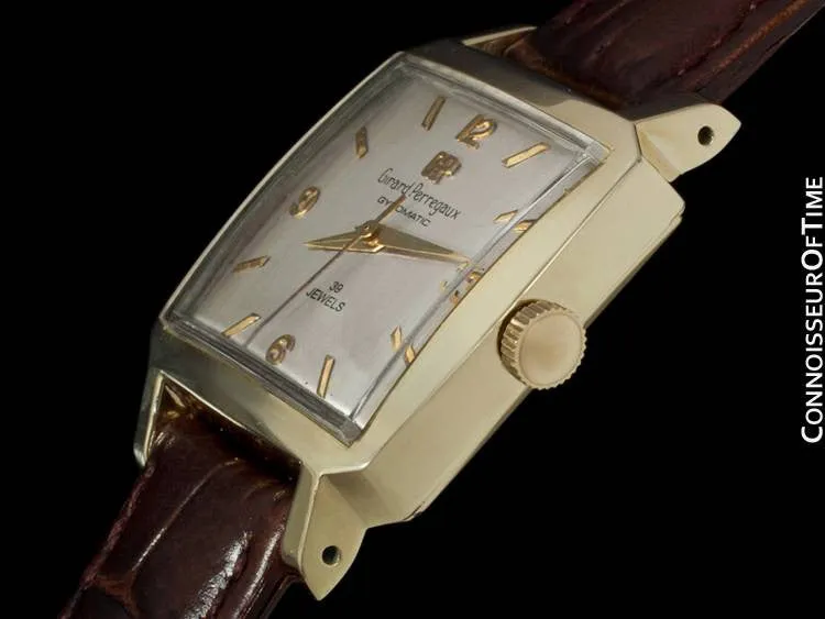 1950's Girard Perregaux Gyromatic, Square, 14K Gold Filled - Automatic, Waterproof