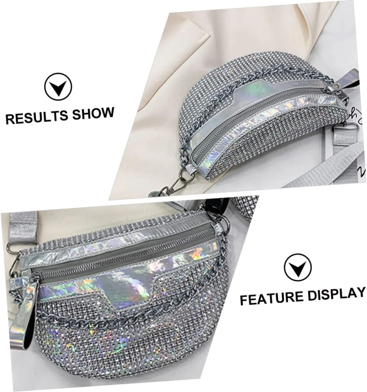 2pcs Lightweight Fanny Bag for Women Large Capacity Waist Pack Stylish Girl Accessory for Daily Use