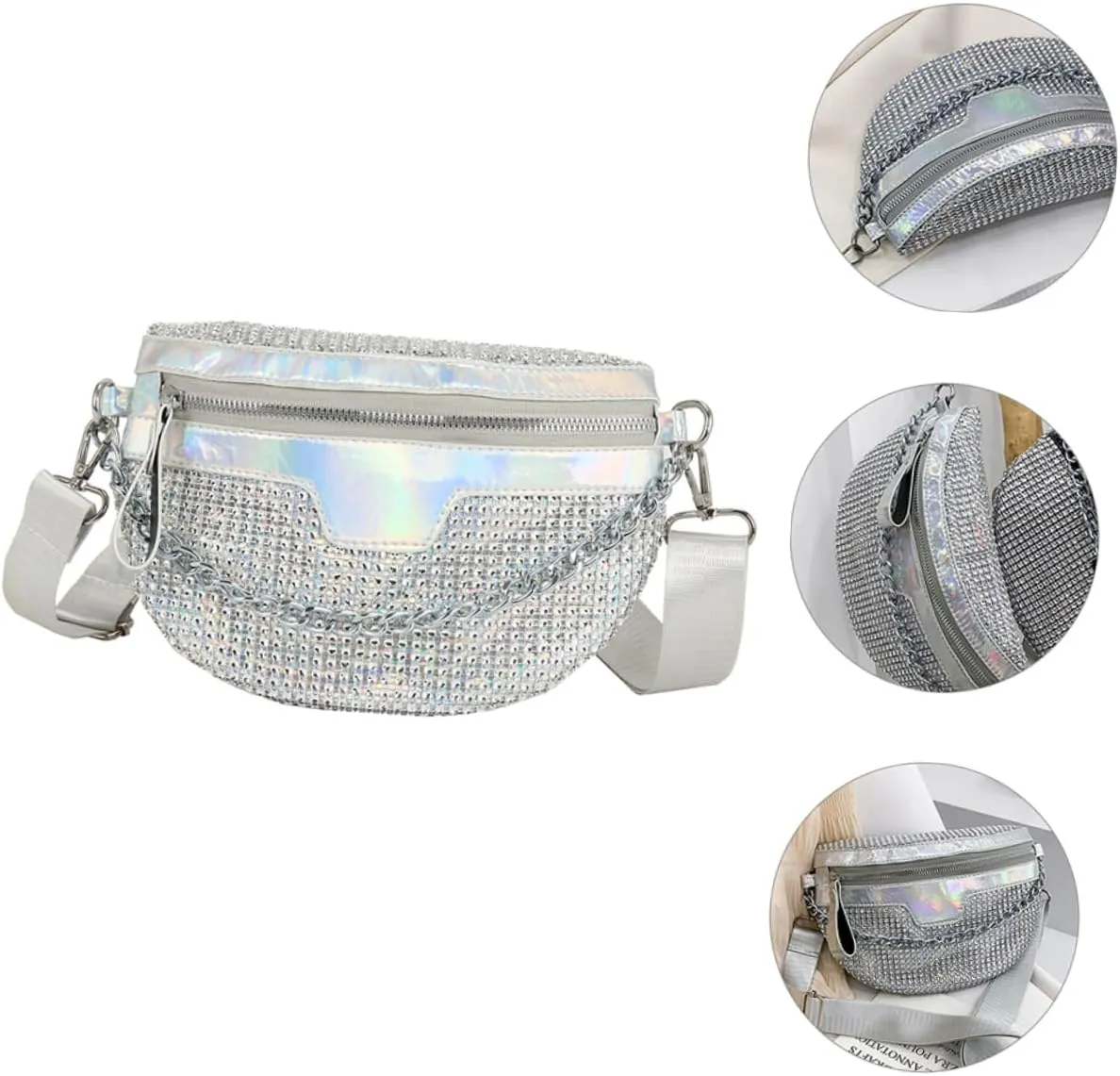 2pcs Lightweight Fanny Bag for Women Large Capacity Waist Pack Stylish Girl Accessory for Daily Use