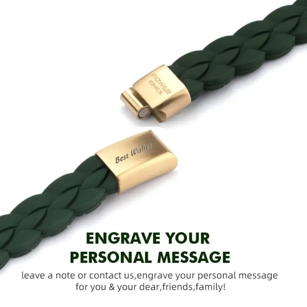 3000ions Morandi Colours Fashion Wristband Bracelet for Men Women Balance Energy
