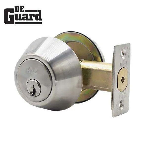 5 x Premium Combo Lockset - Stainless Steel - Entrance - Grade 3 - KW1 (Pack of 5)