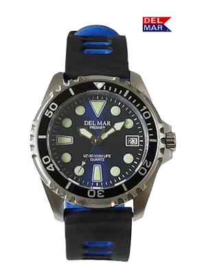 500 Meter Men's  Premier Pro Dive Watch #50459 - Blue Dial
