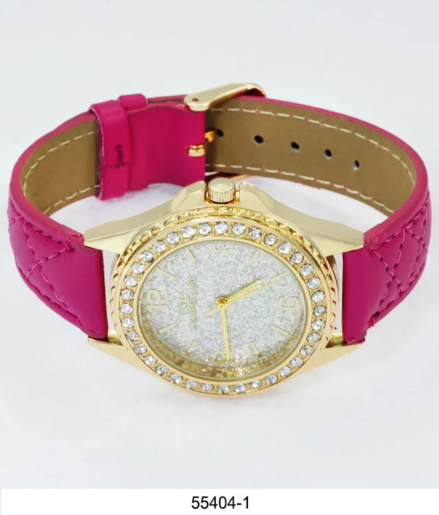 5540 - Montres Carlo Jewlery Gift Box with PU Band Watch