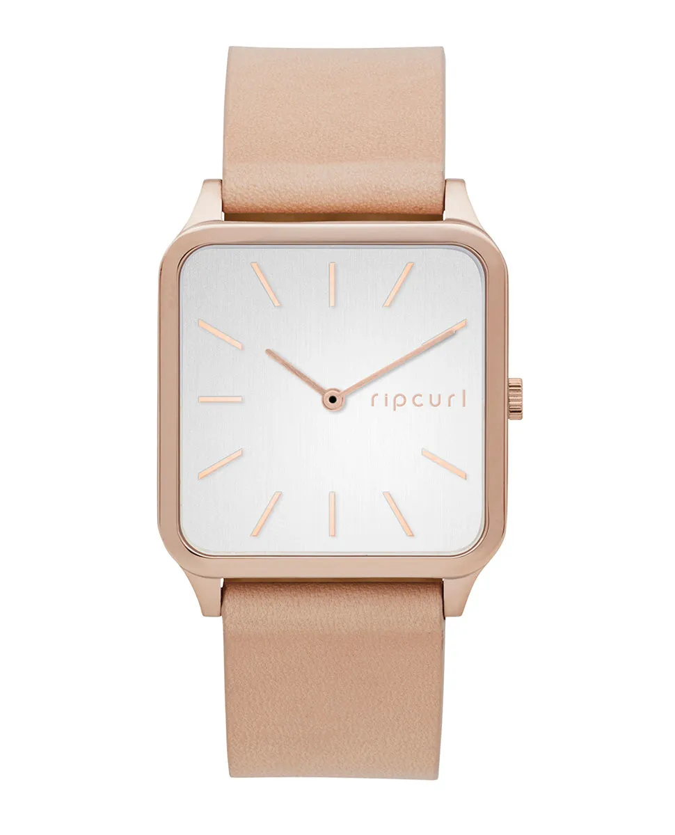Ace Rose Gold Leather Watch