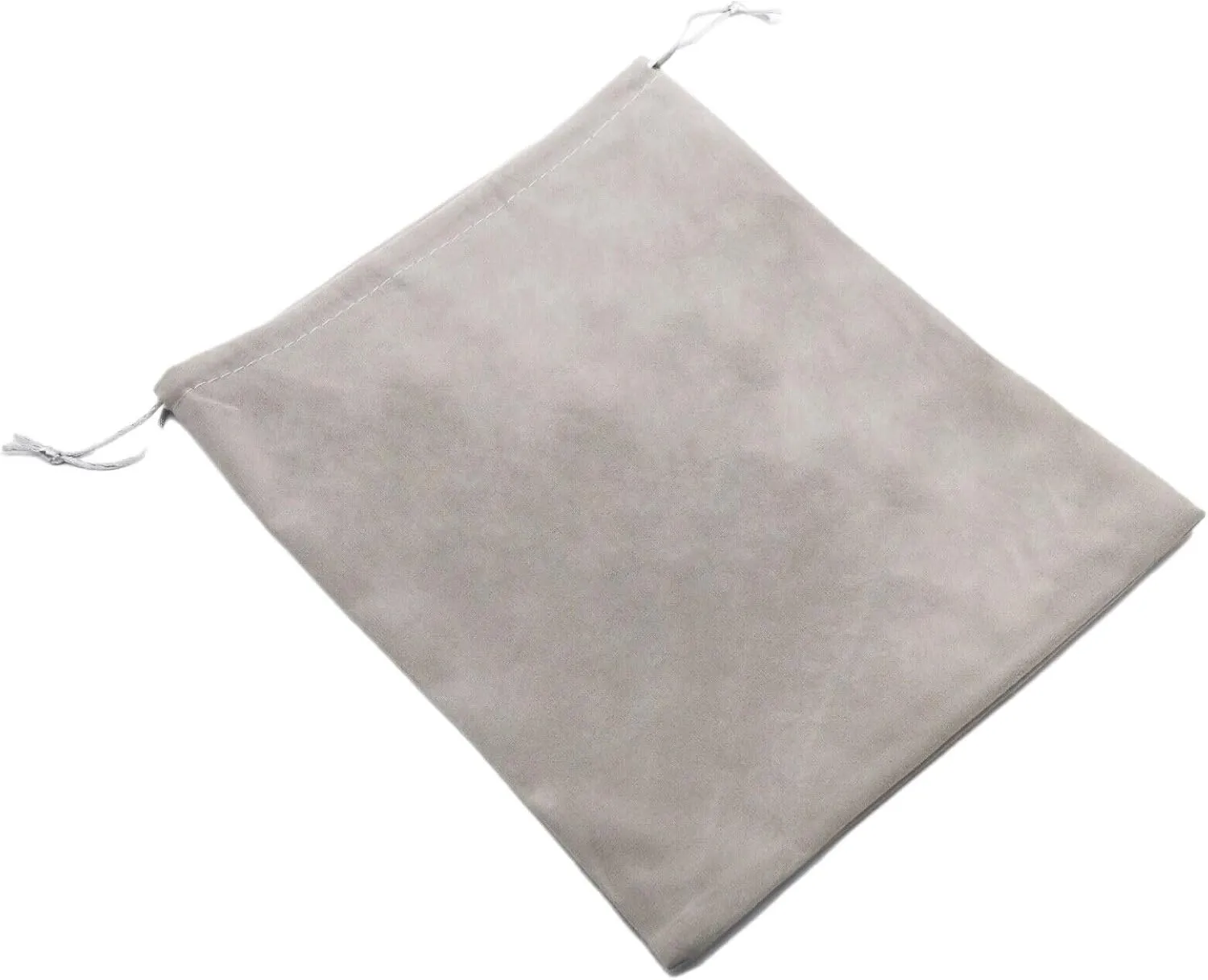 Aestivate 8 Pack Large Velvet Drawstring Pouch, Velvet Bag 810 Inch Storage Bag Cosmetics Pouches Dust Bag 8 Pieces (Grey)