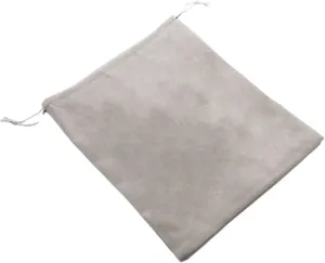 Aestivate 8 Pack Large Velvet Drawstring Pouch, Velvet Bag 810 Inch Storage Bag Cosmetics Pouches Dust Bag 8 Pieces (Grey)