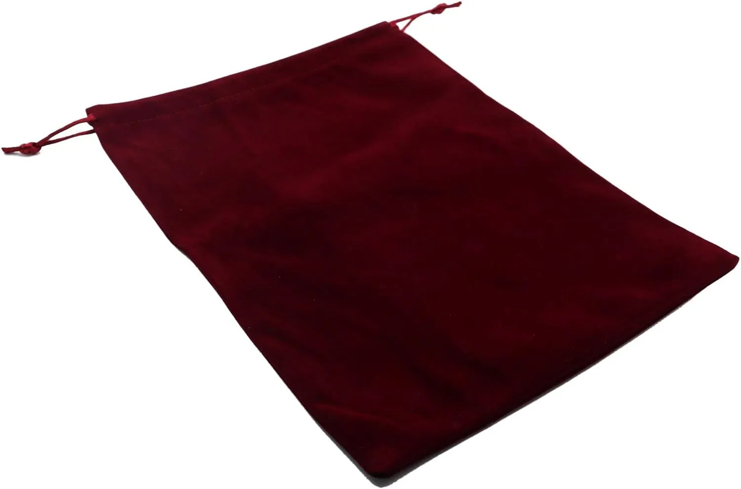 Aestivate 8 Pack Large Velvet Drawstring Pouch, Velvet Bag 810 Inch Storage Bag Cosmetics Pouches Dust Bag 8 Pieces(Dark Red)