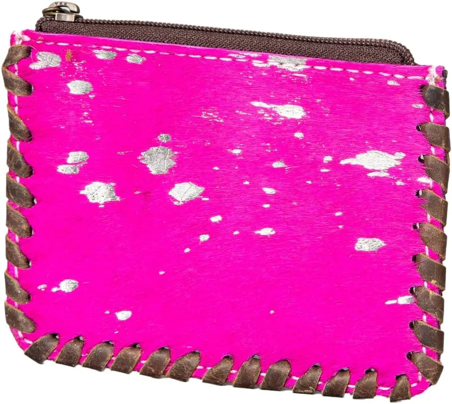 American Darling ADBG536A Coin Purse Hair-On Genuine Leather Women Bag Western Handbag Purse