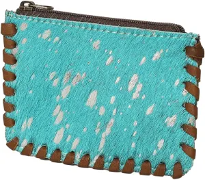 American Darling ADBG536A Coin Purse Hair-On Genuine Leather Women Bag Western Handbag Purse