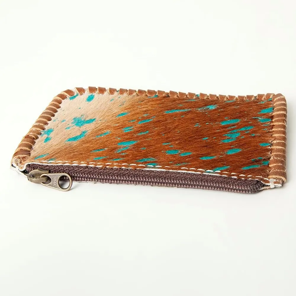 American Darling ADBG536A Coin Purse Hair-On Genuine Leather Women Bag Western Handbag Purse