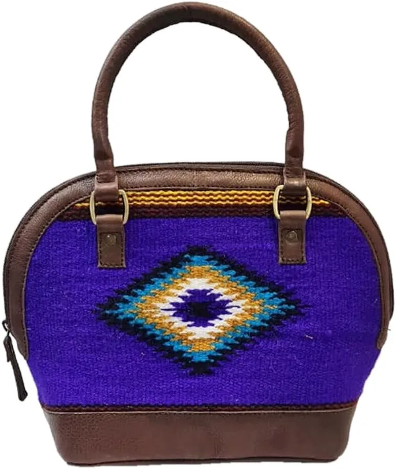 American Darling Saddle Blanket Genuine Leather Women Bag Western Handbag Purse