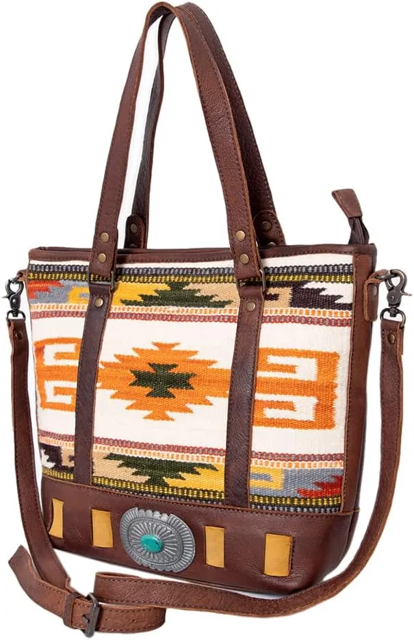 American Darling Saddle Blanket Genuine Leather Women Bag Western Handbag Purse