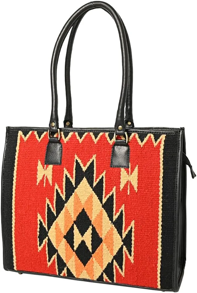 American Darling Saddle Blanket Genuine Leather Women Bag Western Handbag Purse