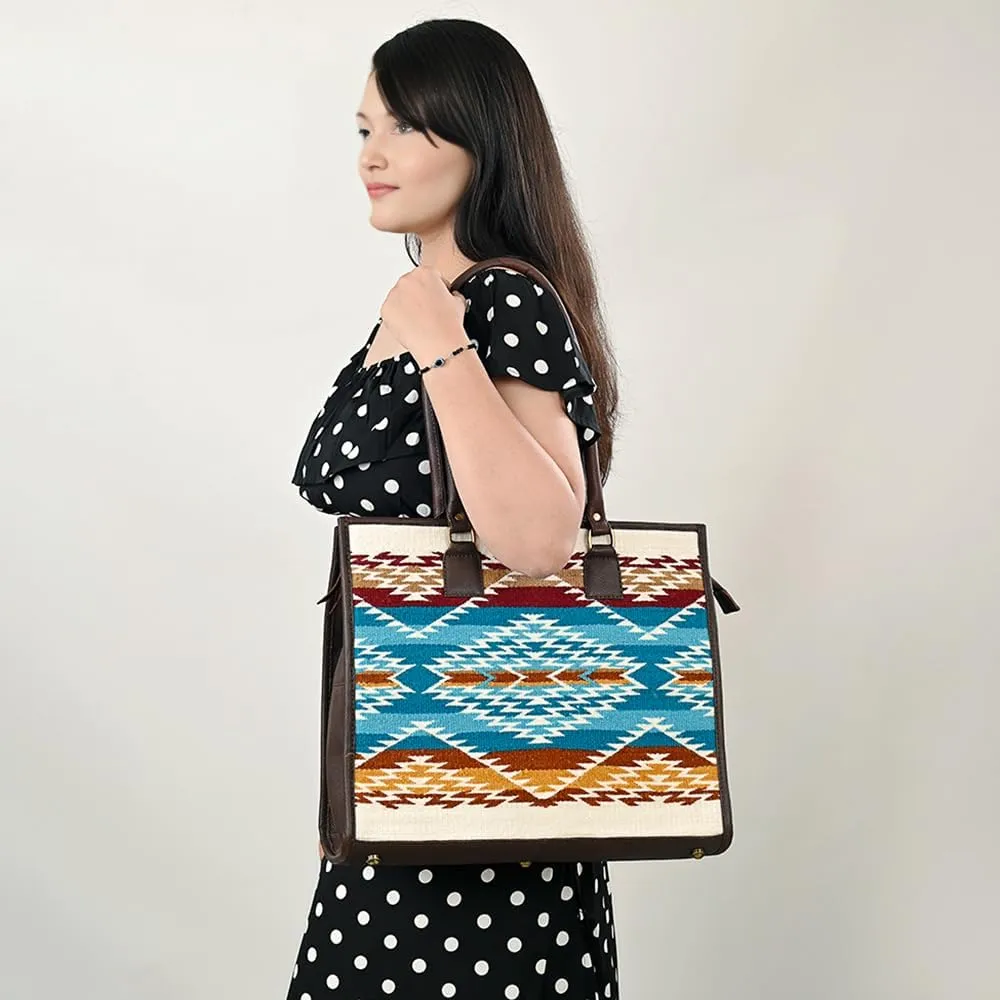 American Darling Saddle Blanket Genuine Leather Women Bag Western Handbag Purse