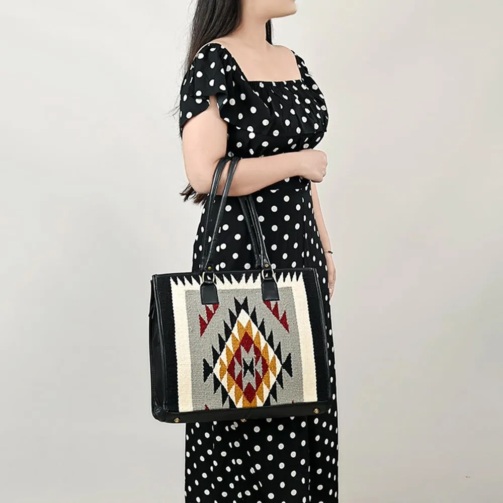 American Darling Saddle Blanket Genuine Leather Women Bag Western Handbag Purse