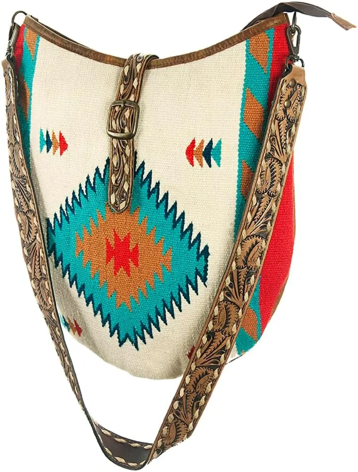 American Darling Tote Saddle Blanket Genuine Leather Western Women Bag Handbag Purse | Western Tote Bag | Travel Tote Bags | College Tote Bag | Casual Tote Bag