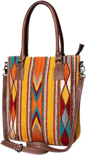 American Darling Tote Saddle Blanket Genuine Leather Western Women Bag Handbag Purse | Western Tote Bag | Travel Tote Bags | College Tote Bag | Casual Tote Bag