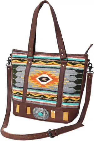 American Darling Tote Saddle Blanket Genuine Leather Western Women Bag Handbag Purse | Western Tote Bag | Travel Tote Bags | College Tote Bag | Casual Tote Bag