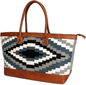 American Darling Tote Saddle Blanket Genuine Leather Western Women Bag Handbag Purse | Western Tote Bag | Travel Tote Bags | College Tote Bag | Casual Tote Bag