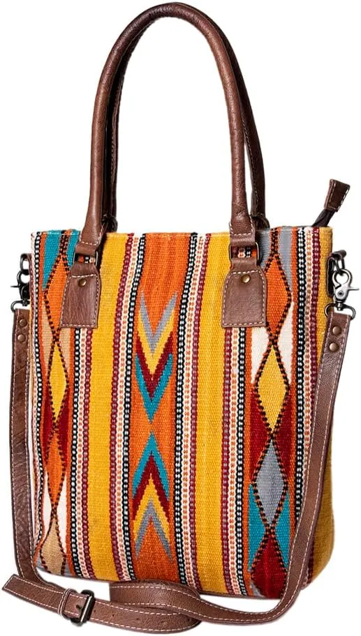 American Darling Tote Saddle Blanket Genuine Leather Western Women Bag Handbag Purse | Western Tote Bag | Travel Tote Bags | College Tote Bag | Casual Tote Bag