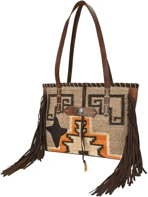 American Darling Tote Saddle Blanket Genuine Leather Western Women Bag Handbag Purse | Western Tote Bag | Travel Tote Bags