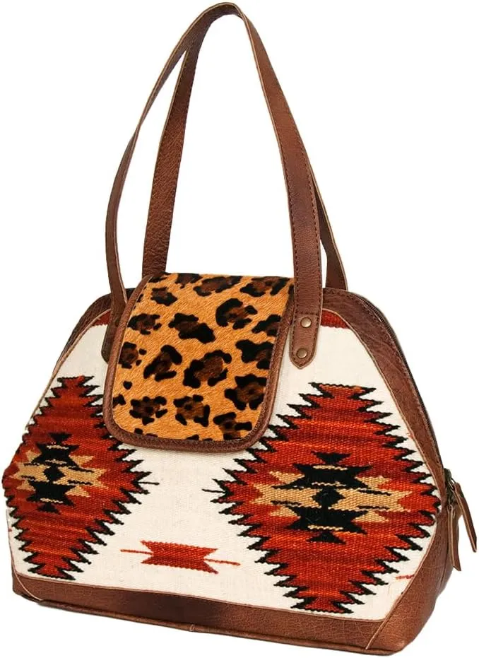 American Darling Tote Saddle Blanket Hair on Genuine Leather Western Women Bag Handbag Purse | Western Tote Bag | Travel Tote Bags | College Tote Bag | Casual Tote Bag