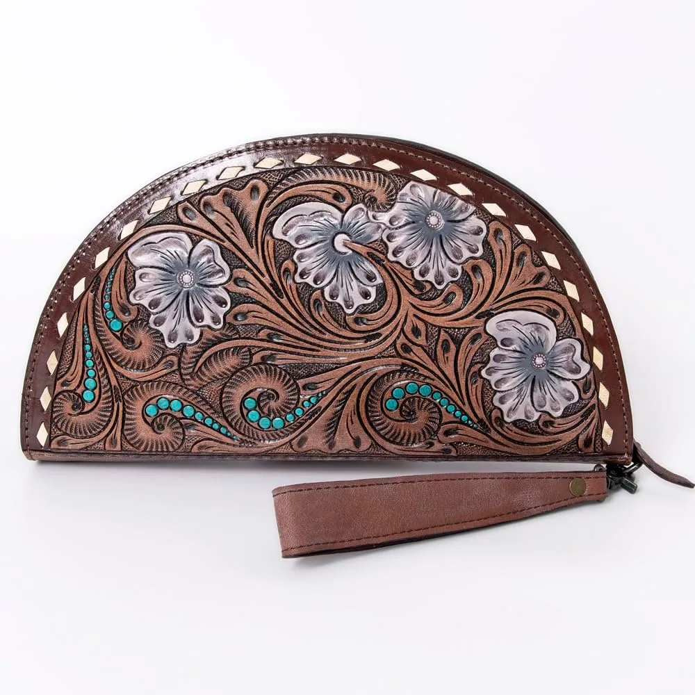 American Darling Wristlet Genuine Leather Women Bag Western Handbag Purse