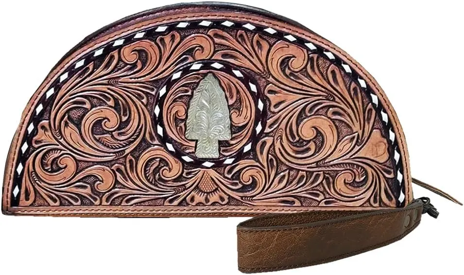 American Darling Wristlet Genuine Leather Women Bag Western Handbag Purse