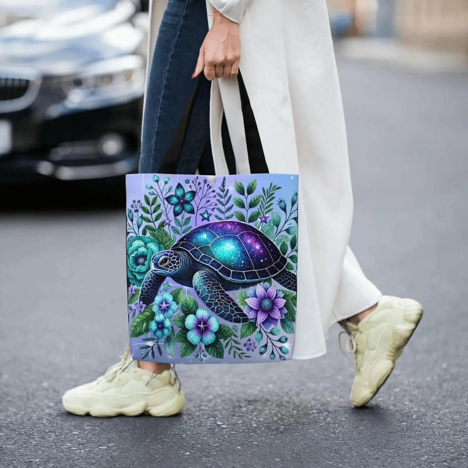 Animal Unicorn Beauty Canvas Shoulder Bag Reusable Tote Bag Soft Lightweight Cloth Bags For Women Girls Lady Casual