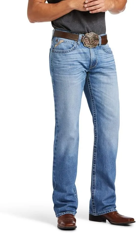 ARIAT Men's M4 Relaxed Stretch Goldfield Boot Cut Jean