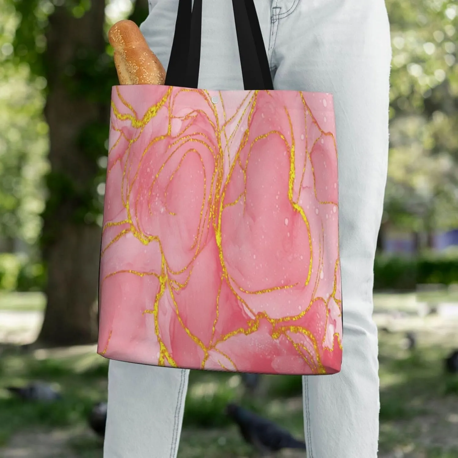 Autism Color Love Canvas Shoulder Bag Reusable Tote Bag Soft Lightweight Cloth Bags For Women Girls Lady Casual