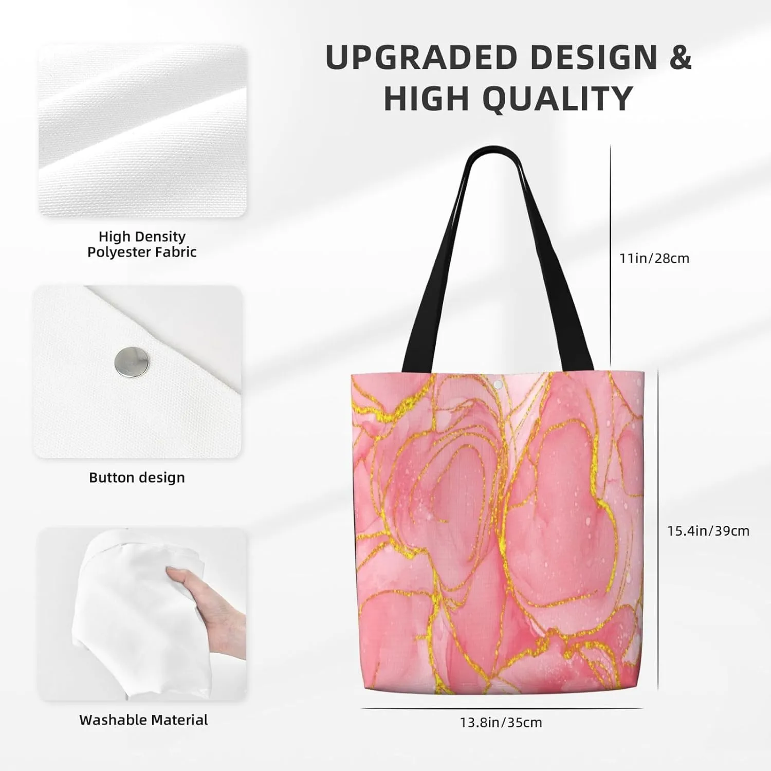 Autism Color Love Canvas Shoulder Bag Reusable Tote Bag Soft Lightweight Cloth Bags For Women Girls Lady Casual