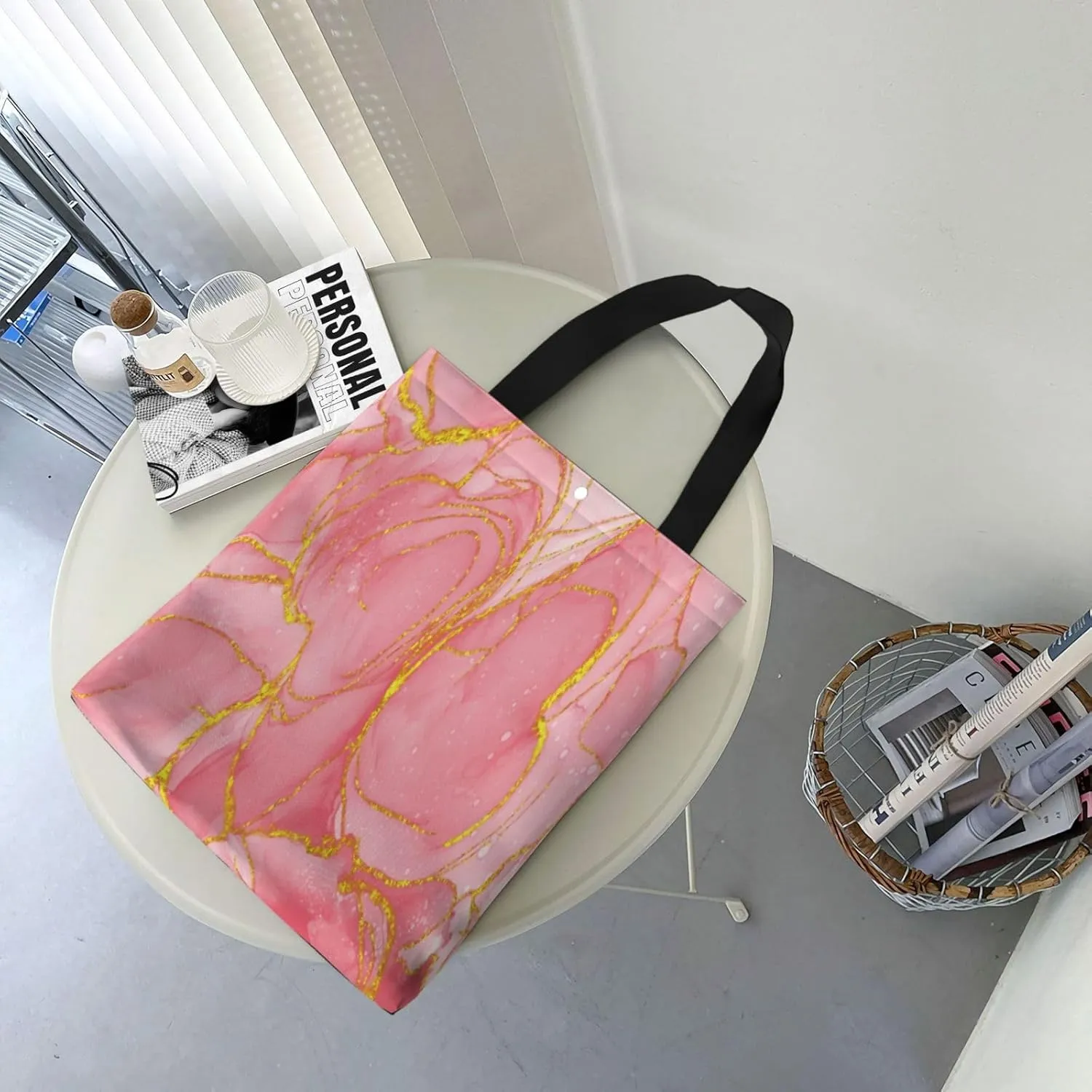 Autism Color Love Canvas Shoulder Bag Reusable Tote Bag Soft Lightweight Cloth Bags For Women Girls Lady Casual