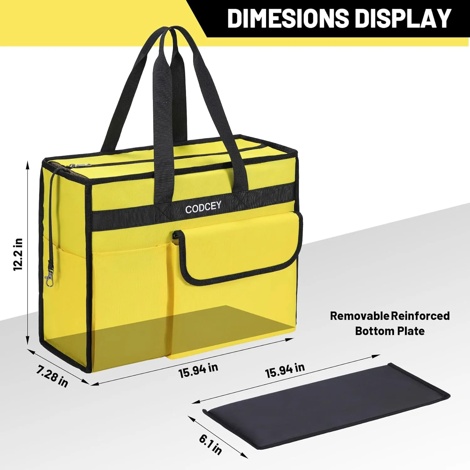 Beach Bags for Women 9 Pockets Large Utility Tote Pool Bags with Zipper Ladies Waterproof Gym Carry On Bag