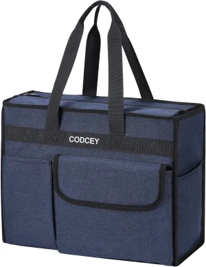 Beach Bags for Women 9 Pockets Large Utility Tote Pool Bags with Zipper Ladies Waterproof Gym Carry On Bag