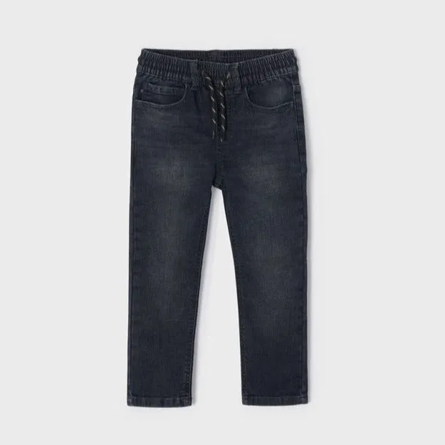Black Denim Jogger