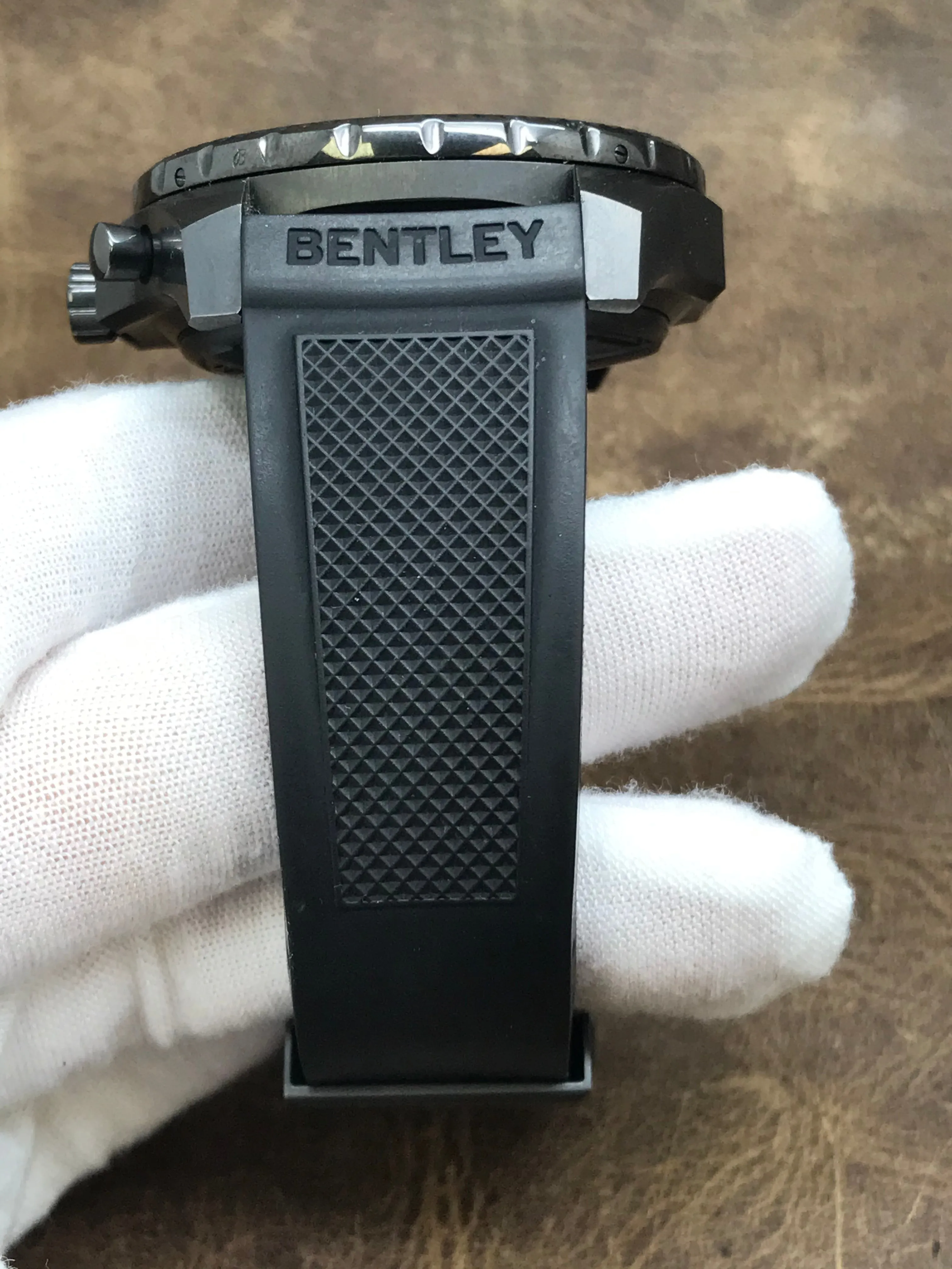 Breitling Bentley Chronograph 6.75 Midnight Limited 1000pcs M4436413 Black Dial Automatic Men's Watch