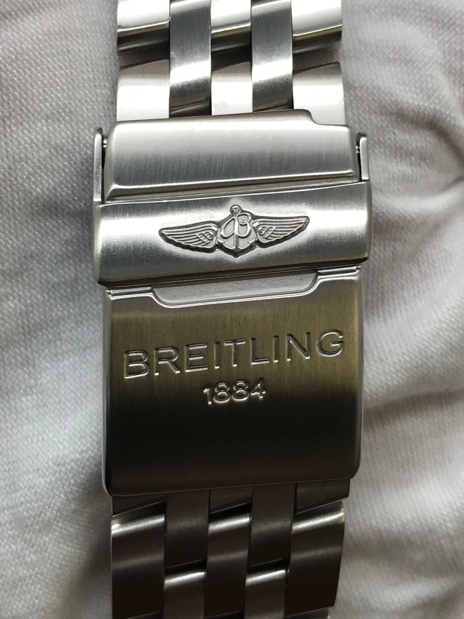 Breitling Galactic 44mm Chronograph A13364 Black Panda Dial Automatic Men's Watch
