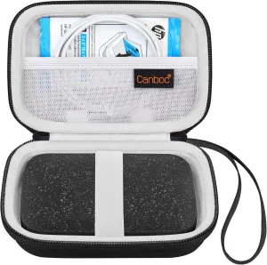 Canboc Carrying Case for HP Sprocket, KODAK Step, Lifeprint 2x3 Instant Smartphone Photo Printers - Mesh Bag, Fits Photo Paper & Cable, Black