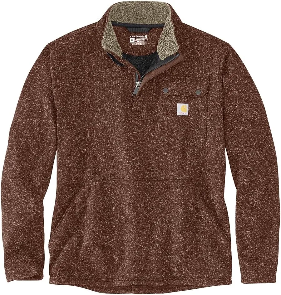 Carhartt Men's Relaxed Fit Midweight Quarter-Zip Pocket Sweater Fleece