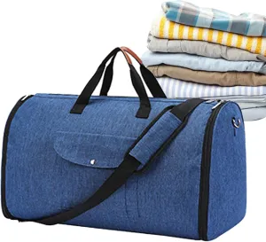 Carry Duffle Bag - Travel Garment Suit Bag, Waterproof Foldable Duffel Bags | Expandable Garment Bag with Shoulder Strap, Portable Duffel Bags Tote Bag with Zipper for Travel Airplane