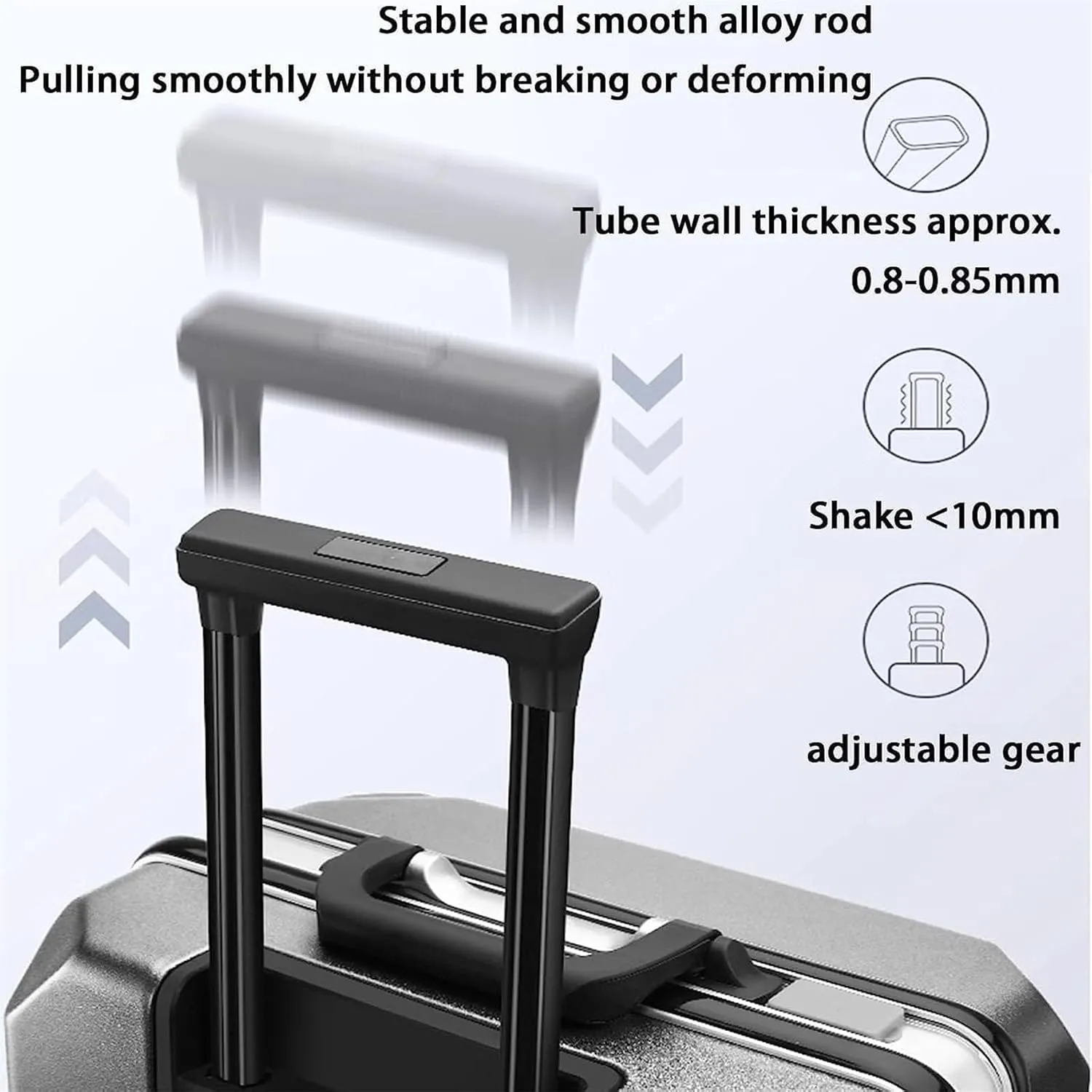 Carry-on Suitcase Luggage Charging Port Suitcases Combination Lock with Universal Wheels Luggage Safe Carry-on Suitcases Carry On Luggages,A-20 in (H 26 in)