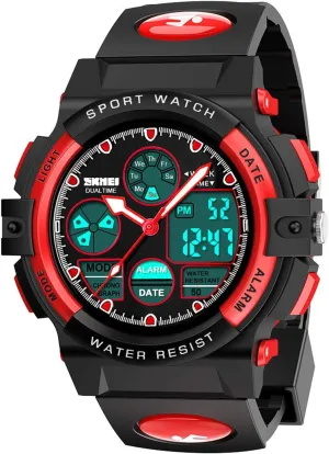 cofuo Kids Digital Sport Watch, Boys Girls Waterproof Sports Outdoor Watches Children Casual Electronic Analog Quartz Wrist Watches with Alarm Stopwatch