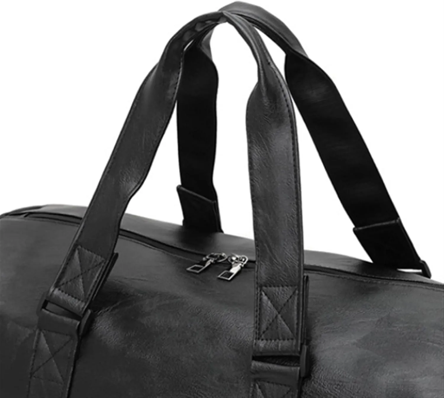 Convertible Suit Travel Bag 19inch PU Leather Bag Water Proof Duffel Bags Duffle Rucksack Bag For Men Women hanging garment duffel bag (Color : C, Size : 50 * 23 * 30cm)