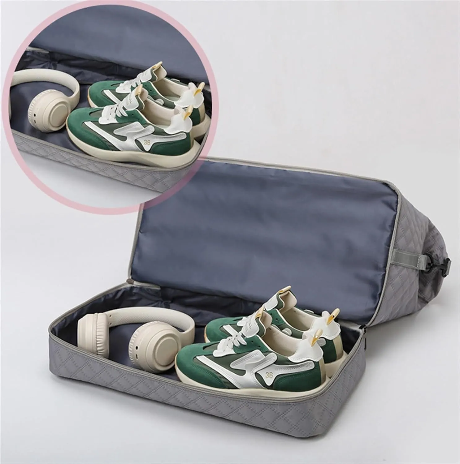 Convertible Suit Travel Bag Travel Duffle Bag For Women, Weekender Bag With Separate Shoe Compartment, Overnight Bag hanging garment duffel bag (Color : D, Size : 46 * 25 * 30cm)