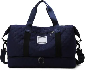 Convertible Suit Travel Bag Travel Duffle Bag For Women, Weekender Bag With Separate Shoe Compartment, Overnight Bag hanging garment duffel bag (Color : D, Size : 46 * 25 * 30cm)