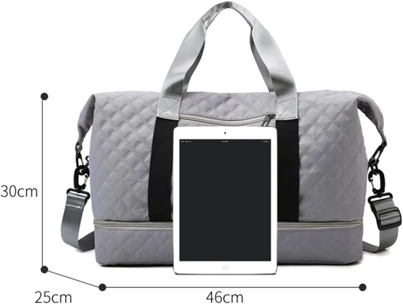 Convertible Suit Travel Bag Travel Duffle Bag For Women, Weekender Bag With Separate Shoe Compartment, Overnight Bag hanging garment duffel bag (Color : D, Size : 46 * 25 * 30cm)