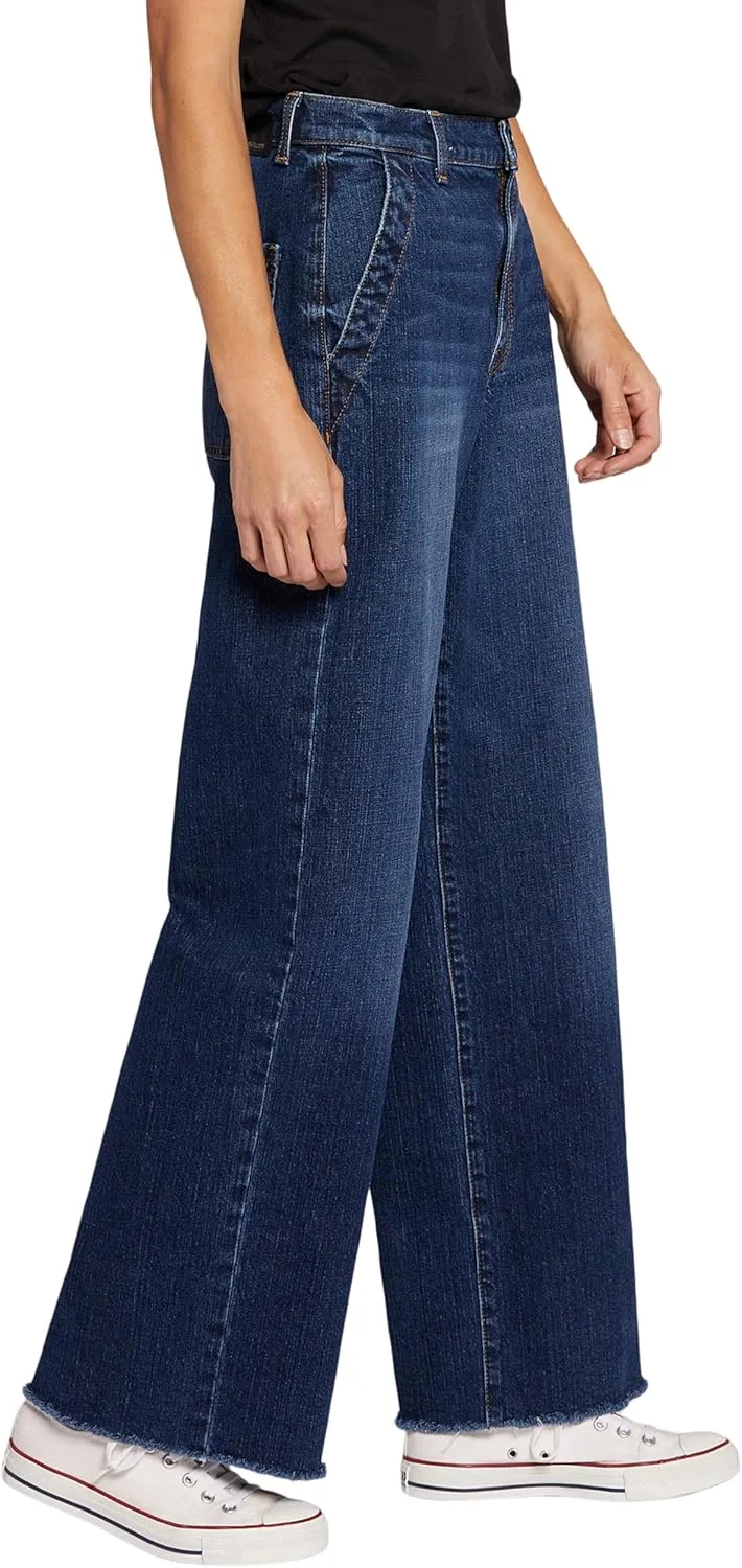 Current/Elliott Womens The Painter Wide Leg Jean  Relaxed Fit Pant for Women
