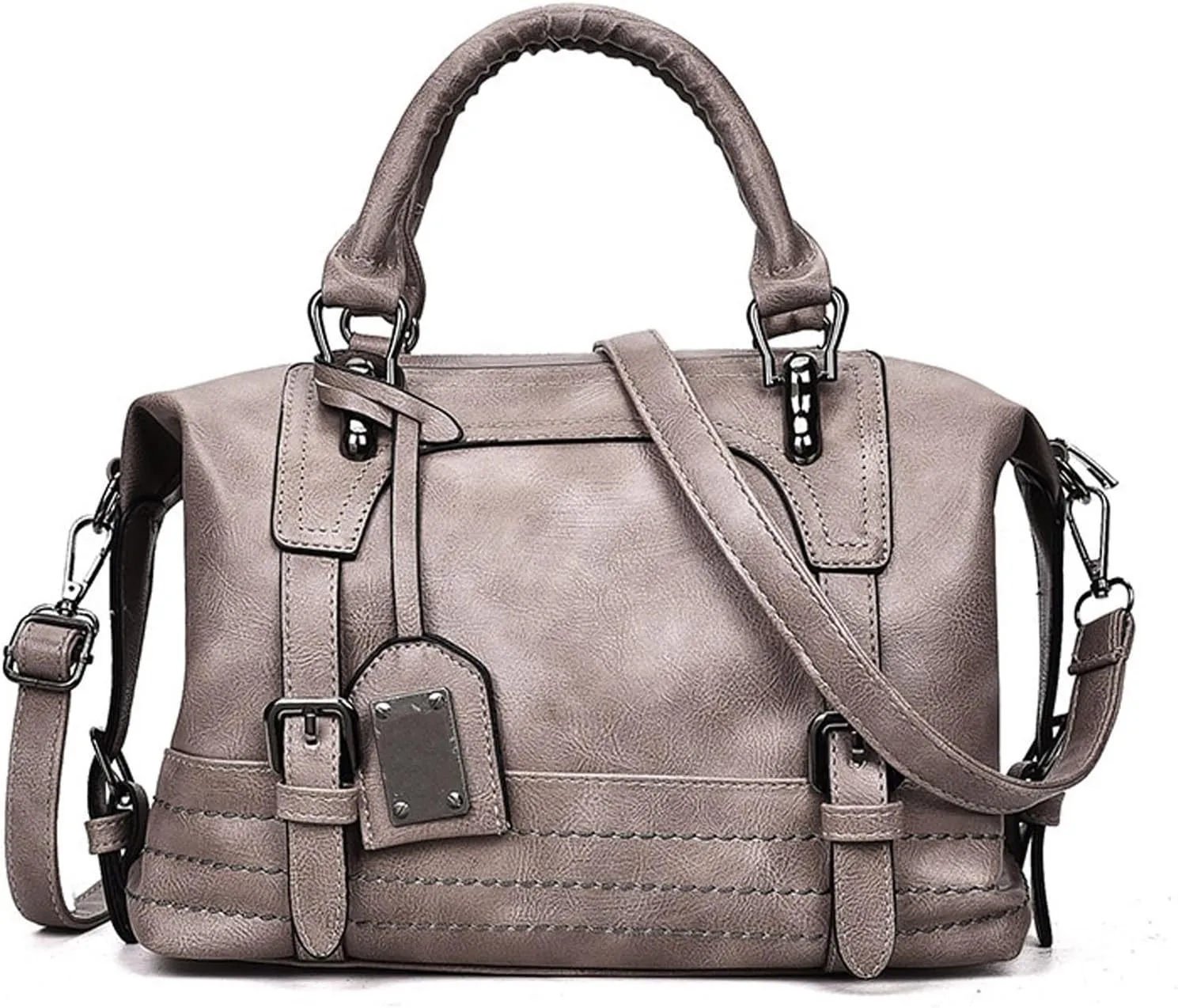Cute and Unique Pink Shopping Shoulder Bags for Women, Lightweight Leather Handbag, Everyday Travel Hobo Bag