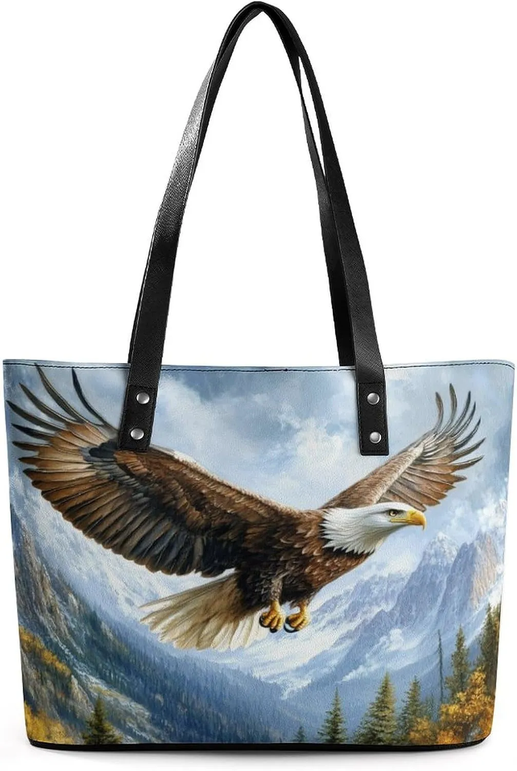 Eagle Women Soft Leather Handbags Tote Purses Shoulder Bucket Bags